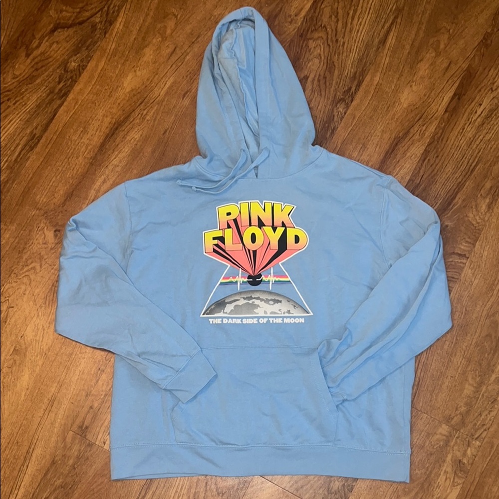 Pink Floyd Blue Hoodie ( Size XXL)